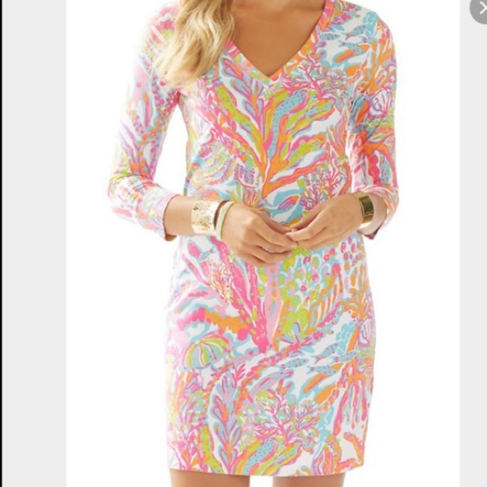 Lilly Pulitzer Christie Dress - Scuba to Cuba - XS